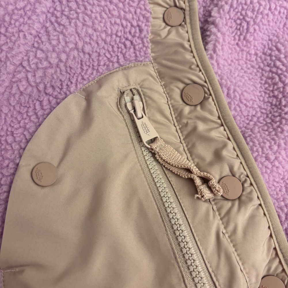 Free People Movement Hit The Slopes Pullover Bubble Tea Size Medium - Picture 9 of 15